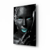 Woman Glass Wall Art.